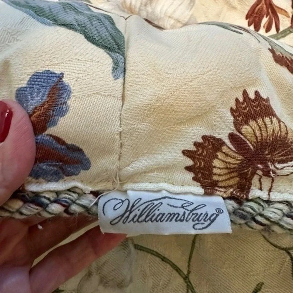 Williamburg‎ Magnolia Floral Comforter Twin 66X85 Botanical Cottagecore Bedding